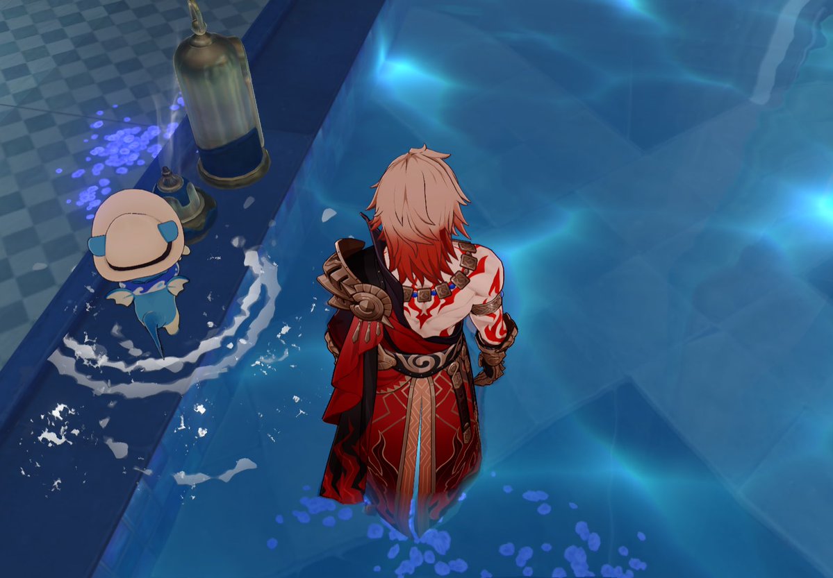 i love watching his back