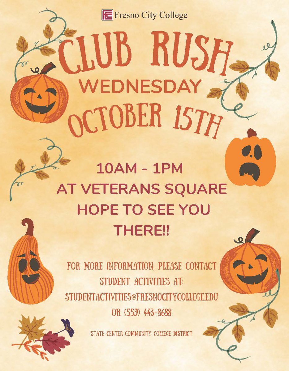 FCC Student Activities tweet media