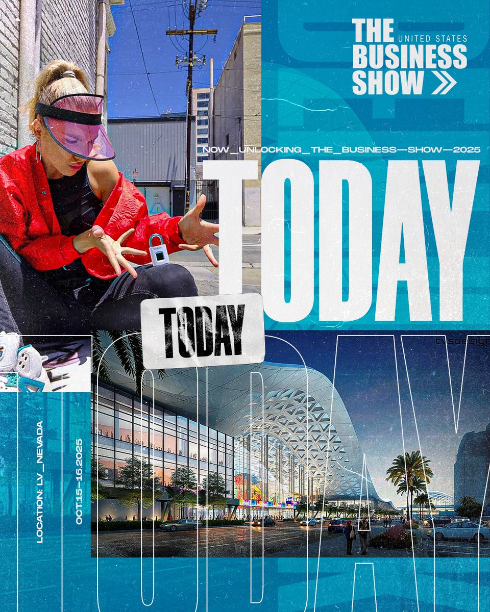🎙 Good morning, Las Vegas! ☀️

🌞 From CA to NV — <a href="/BenjiLock/">BenjiLock</a> is here to #UNLOCK the future at <a href="/TBS_US/">The Business Show US</a>! 💫
🚨 #BenjiLock × #TBSLV x #TheBusinessShow🚨
🎟 ACCESS UNLOCKED.
🤘🏻 Day 0️⃣1️⃣ — here we go! 🚀

🌐 The 🔑 is at Your Fingertips—That's it. ✔

🗣 #UnlockYourPotential 🔥
