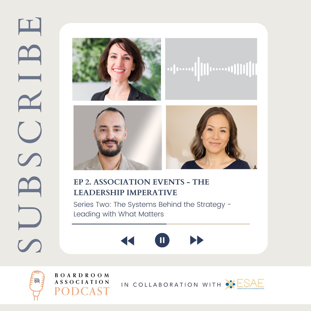 🎧 New #BoardroomPodcast!
Leaders share what it really takes to deliver flagship association events — from strategy &amp; logistics to data-driven, sustainable planning.

Listen here:
Spotify 👉 lnkd.in/eTY-CZUf
Apple 👉 lnkd.in/evmfkN4a

#CongrexSwitzerland #Leadership