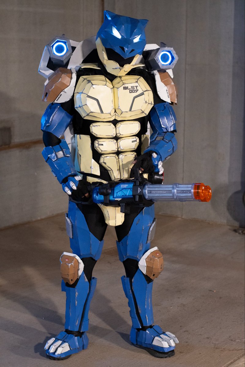 SlashwolfCos's tweet photo. Hydropump! I picked this electric duel gatling water gun to be my hydro pump attack. Works perfectly & definitely the strongest of the 3!
_______________
#cosplay #mecha #anime #gijinka #blastoise #blastoisecosplay #pokemon #pokemoncosplay #pokemongijinka #gijinkapokemon #bigmanblastoise #blastoisegijinka #squirtle #squirtlecosplay #gijinkacosplay #nintendo #mechablastoise #nintendogameboy #gamefreak #slashwolfcosplay #slashwolf