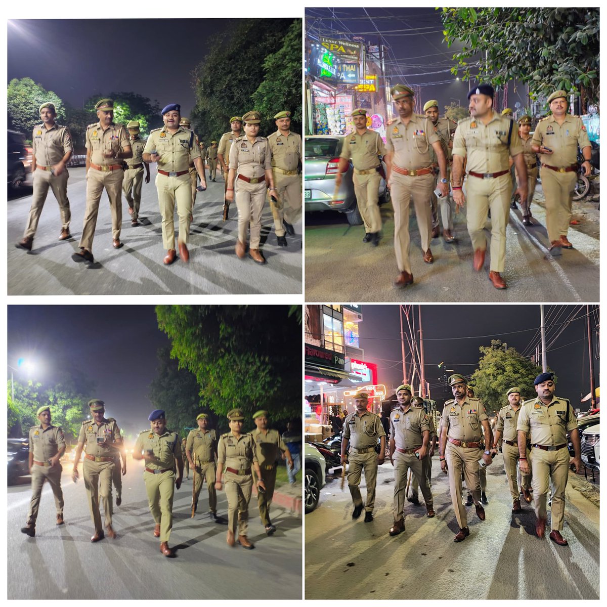 .<a href="/CP_Noida/">CP Noida</a> के निर्देशन व <a href="/DCP_Noida/">DCP_Noida</a> के पर्यवेक्षण में <a href="/Acp1Noida/">ACP 1 NOIDA</a> द्वारा पुलिस बल के साथ आगामी त्योहारों के दृष्टिगत थाना सेक्टर-39 क्षेत्रांतर्गत विभिन्न स्थानों पर फुट पेट्रोलिंग कर सुरक्षा व्यवस्था का जायजा लिया गया एवं संबंधित को आवश्यक दिशा निर्देश दिए गए।