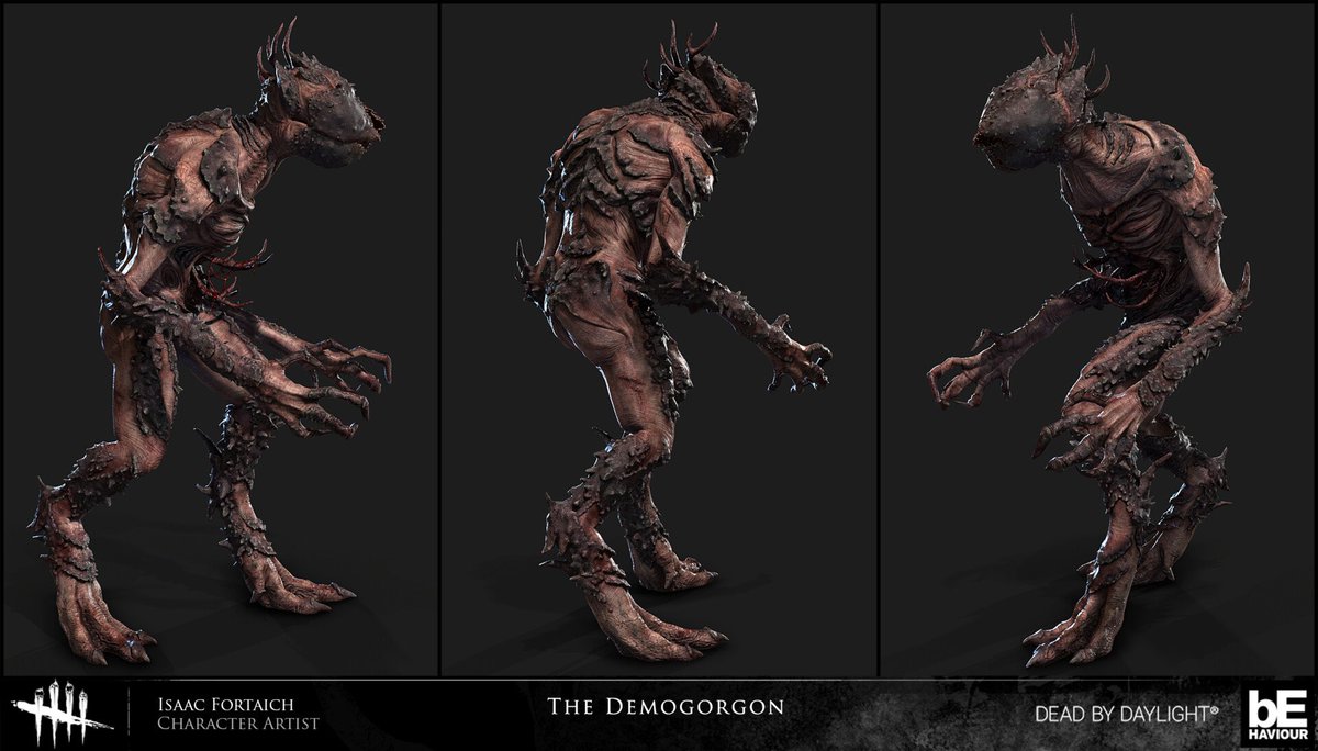 EZE3D's tweet image. Can someone explain 2:22 to 2:30 to me, the similarities are pretty sus.

To clarify the first image is a newly announced game trailer from a new studio, the other is an official model created for Dead by Daylight and Netflix by a good friend of mine.