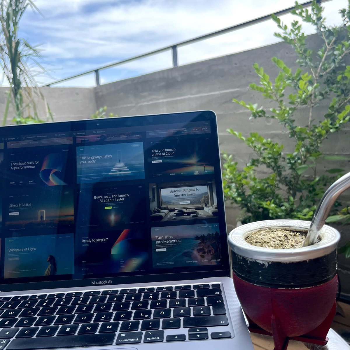 Gm, today's office = Argentina🧉