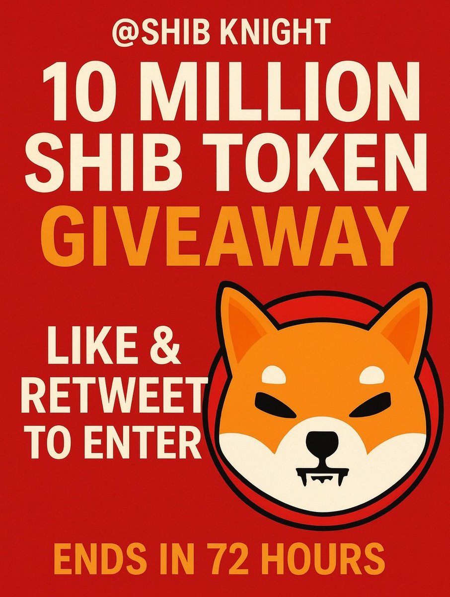 army_shiba's tweet image. 🔥 10 Million $SHIB #Giveaway 🔥
Rule is simple:
👉🏻 Like & Retweet this post.
LFG 🚀