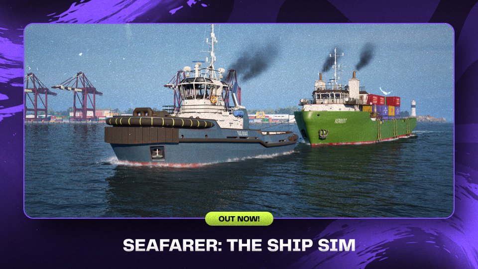 2game's tweet image. We've had Flight Sim for ages now, but what about doing the same thing for ships? If you'd like to captain your own supermassive sea-faring vessel, #Seafarer The Ship Sim should be your next game: 2game.me/495lntU! Get it while it's hot and sail off into the sunset at