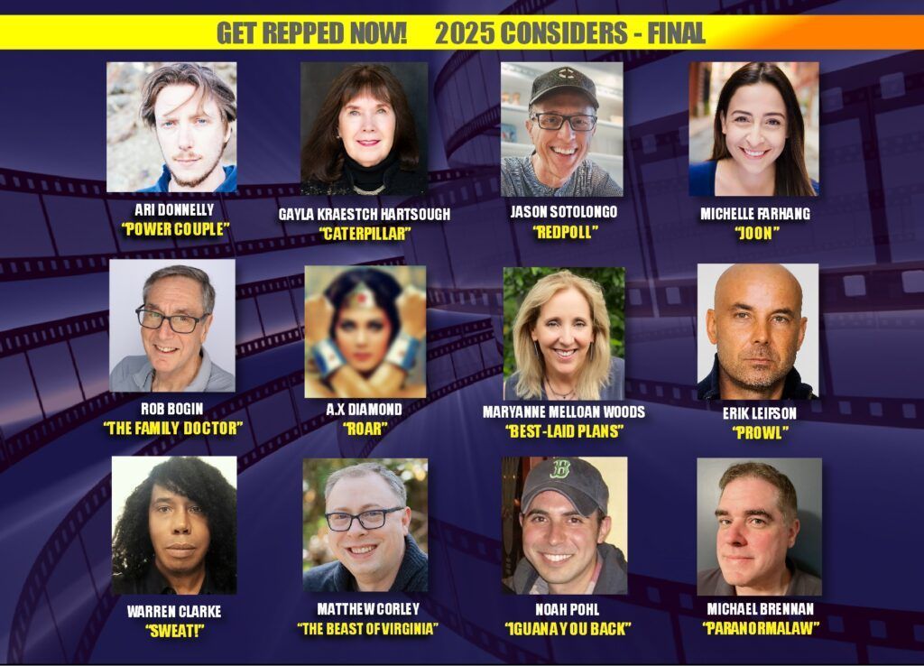 coverage_ink's tweet image. The final list of our 2025 Get Repped Now considers! Their #screenplays and #TV pilots are now being presented to our manager panel.
Read on: coverageink.com/get-repped-now…
#screenwriting #writingcommunity