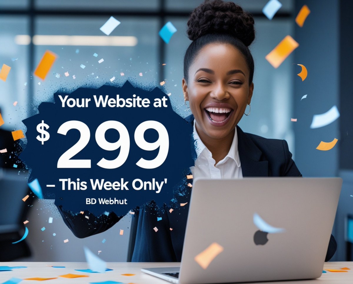 bdwebhut's tweet image. Special Offer – Launch Your Website for Just $299

🎉 Exclusive Offer for New Clients 🎉

Launch your professional, SEO-ready, mobile-responsive website at just $299 — this week only!

#WebDesignOffer #SmallBusinessSupport #StartupGrowth  #wordpressdevelopment  #BDWebhut