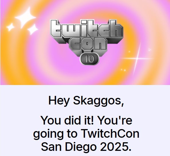 Skaggos1's tweet photo. Well I did a thing after so long in saving money and focusing on life I can finally say I will be going this year. ♥️ https://t.co/59ny496XA3