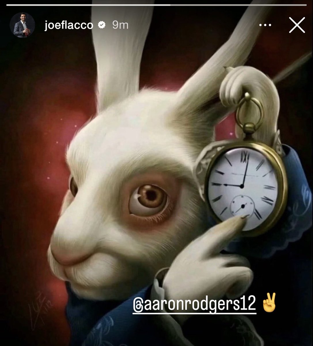 Joe Flacco taunts Aaron Rodgers on IG ahead of their retirement game tomorrow night 😳🤔