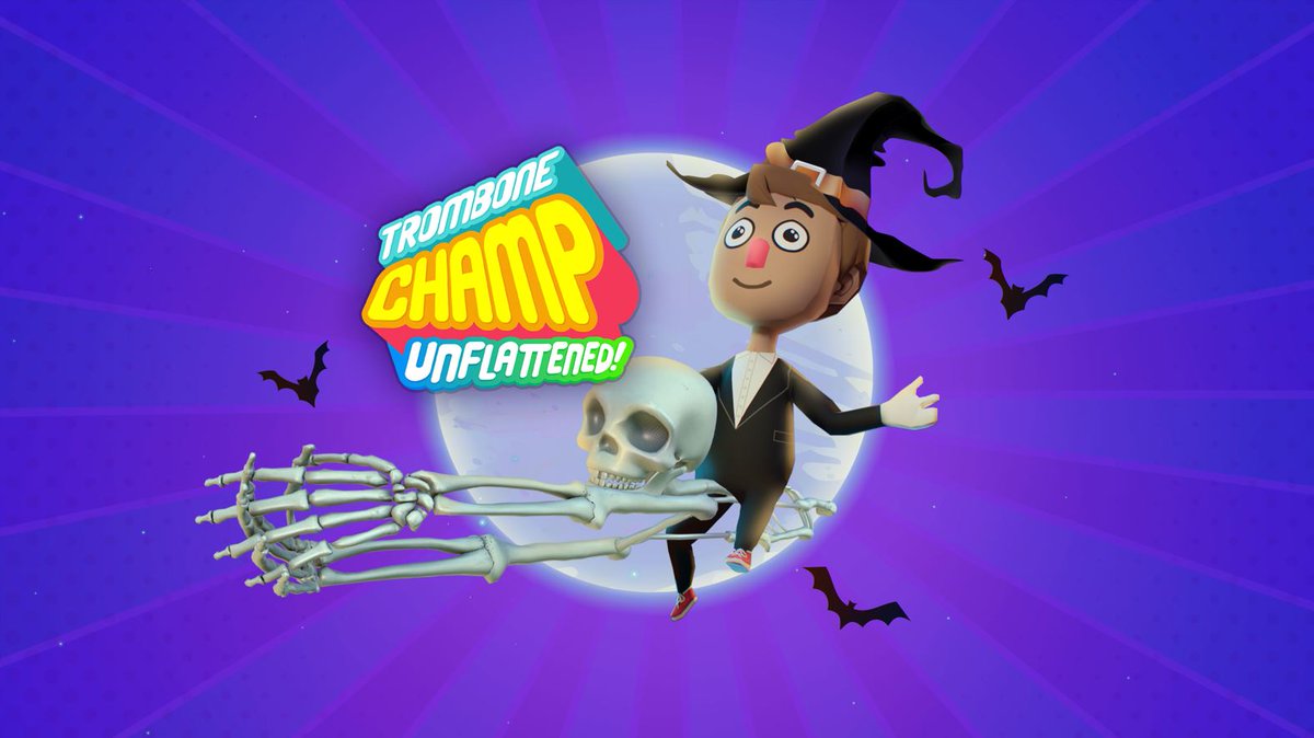 Generacion_XR's tweet image. El trombón se viste de calabaza: llega el Paquete de Halloween de Trombone Champ (y no viene solo)
#Flat2VRStudios #HolyWowStudios #Halloween #TerrorVR generacionxr.com/2025/10/15/el-… #Meta #Quest3 #Quest3S #PCVR #SteamVR #PSVR2