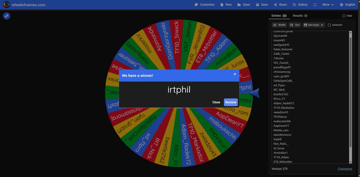 GIVEAWAY WINNER!

And our winner is....

<a href="/irtphil/">Phil 🇩🇪</a> 

Congrats!