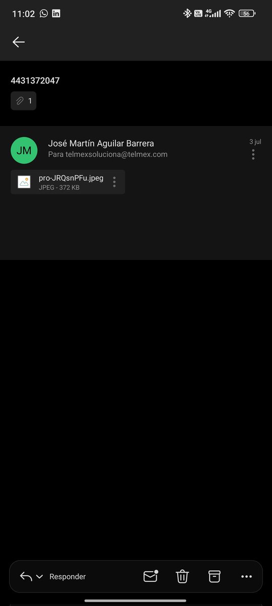 SteMen_117's tweet photo. @TELMEXSoluciona @Telmex desde el 3 de julio reporté la fibra de mi domicilio dañada, envie evidencia, no han venido a repararla, otra vez levante reporte hace 4 mismo problema que no resolvieron y siguen sin dar la atención a casi 4 meses de la solicitud original https://t.co/piWrLS0pkq