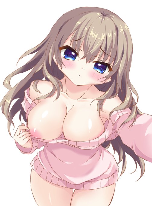 チラ見せセーターな都。 