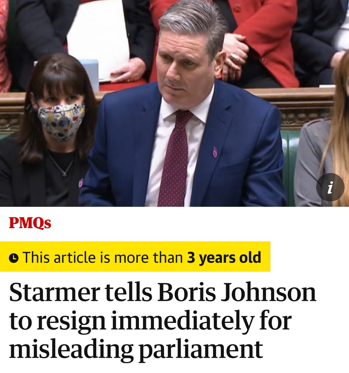 ArchRose90's tweet image. Based on Keir Starmer’s own standards, he should be writing his resignation speech right now.