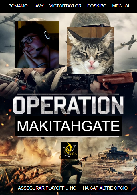 GUANYAR O MORIR DE PEU.

DESPRÉS DEL <a href="/FamiliaIogurt/">Família Iogurt</a> vs <a href="/DragonsGamingec/">Dragons Gaming Barcelona</a> SABREM SI CONTINUEM AMB OPCIONS A PLAYOFF.

A les 23:15 en el canal de <a href="/Gamesportselect/">Gamesports Electrònics</a> vs <a href="/NocturneGale/">Nocturne Gale</a>.

Remember, no <a href="/RealMakitah/">Makitah</a>. (no juga *carita triste* )