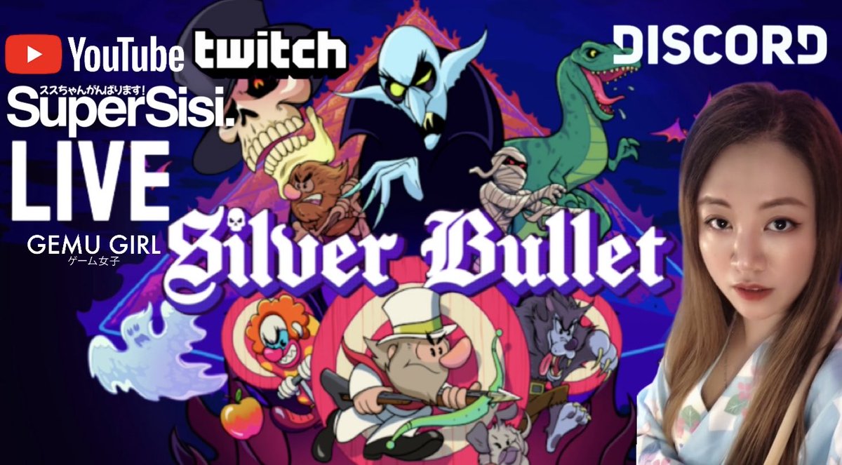 Happy Halloween Month 🎃 !!
I am now LIVE on STREAM with SILVER BULLET!! A new Halloween shooting arcade style game that is out 23rd October. So Fun!! Come and check it out on Twi.tch or You Toob!

Link Tree in BIO 👻
