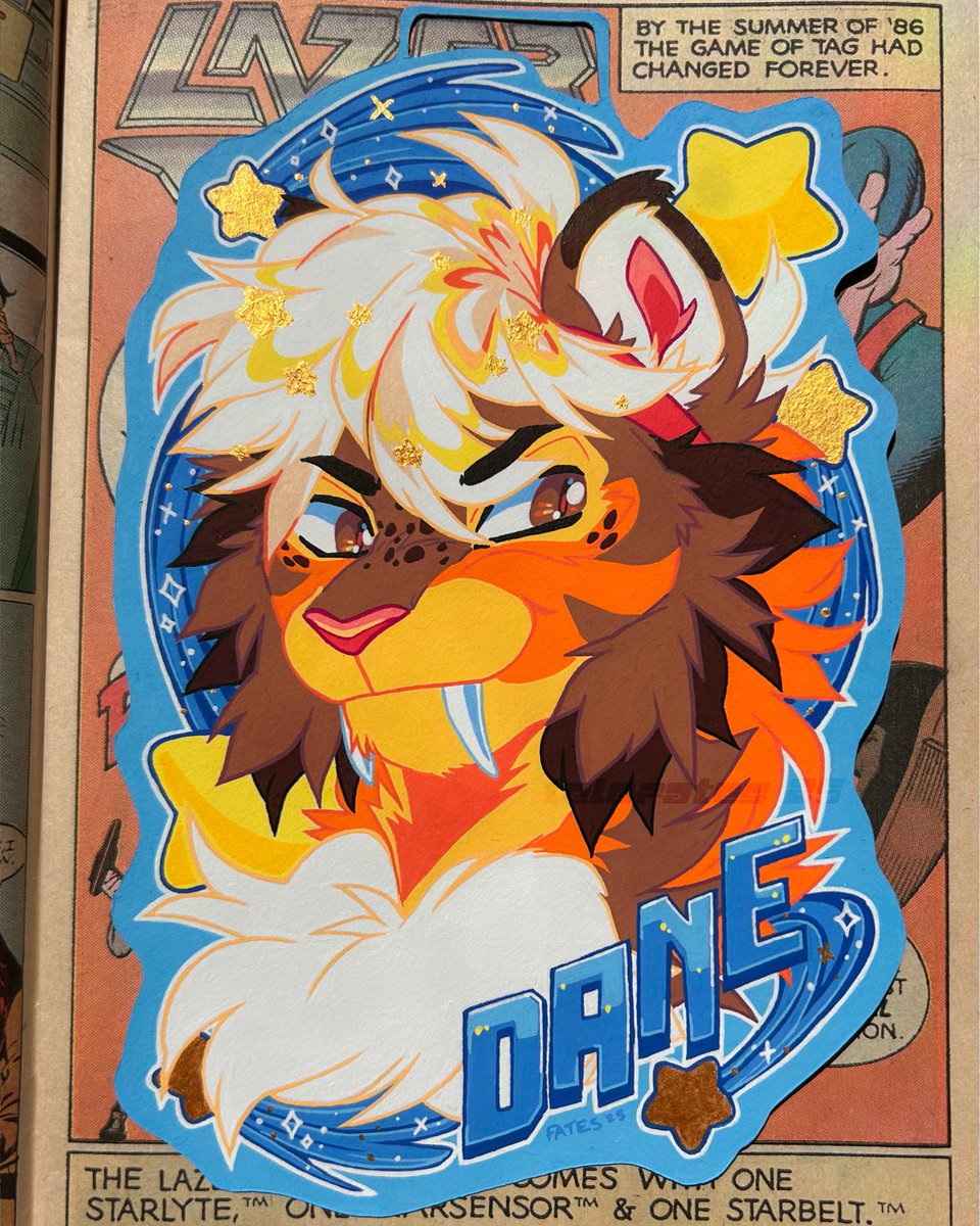 βΆ ππππ βΆ is: working (also on bsky!) (@telefates) on Twitter photo Been a minute since I posted a badge!! This was another for <a href="/xjamie17/">πππ
ππ β‘οΈ</a> featuring the hand painted gold accents- I think the stars were the PERFECT fit for this guy βΛβΉβ Been a minute since I posted a badge!! This was another for <a href="/xjamie17/">πππ
ππ β‘οΈ</a> featuring the hand painted gold accents- I think the stars were the PERFECT fit for this guy βΛβΉβ
