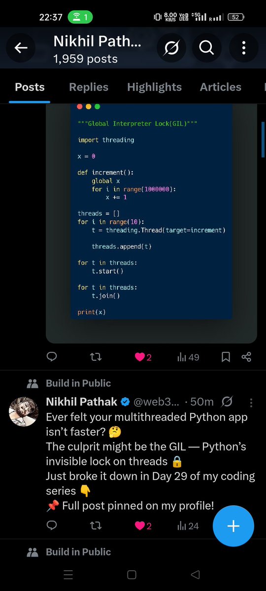 web3devop's tweet image. After running this python series for 29 days I just got these stats while pinning should I continue??