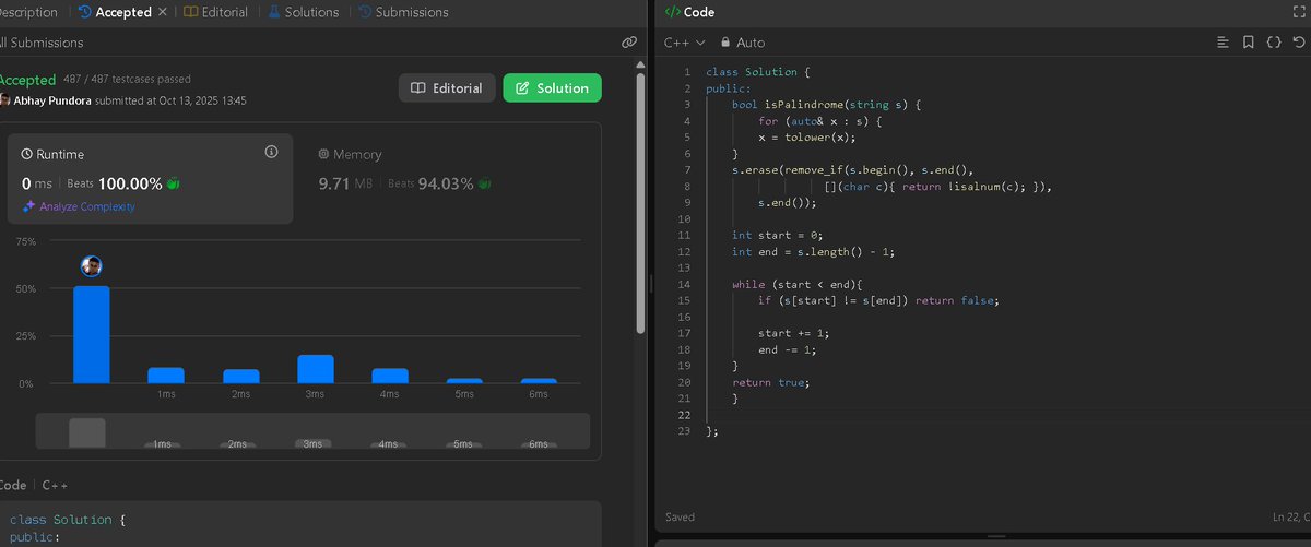abhay_pundora's tweet image. Day 7 of #100DaysOfDSA 👨‍💻
1️⃣ Learned basics of recursion.
2️⃣ Solved recursion-based problems to strengthen logic.
3️⃣ Explored Tail Call Optimization and how it improves memory usage.
4️⃣ Read articles &amp;amp; docs to strengthen overall understanding.
#Recursion #BuiltInPublic
