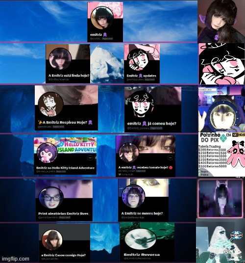 Contemplem, o iceberg do Emiverso! Já se aventurou e encontrou uma dessas camadas por conta própria antes? 👀

Descriçãozinha de cada camada nos comentários! 🐙