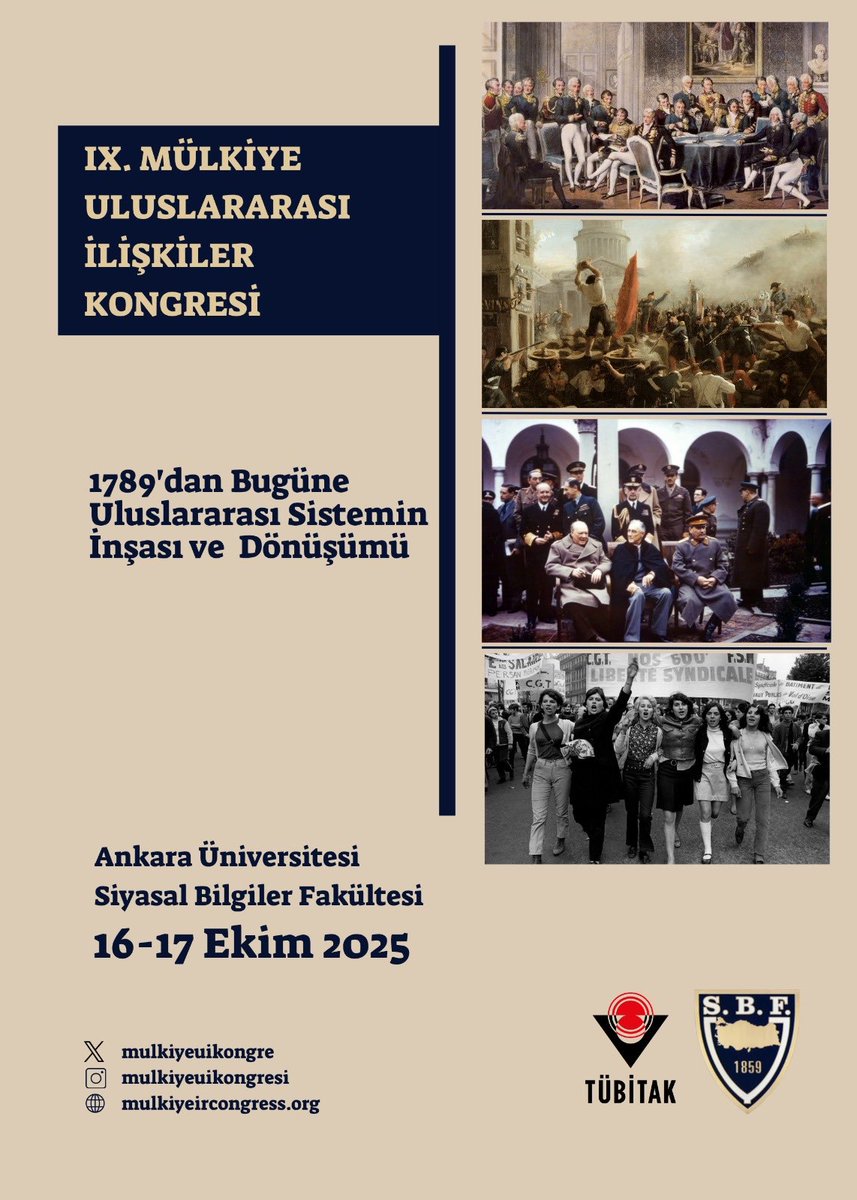 IX. Mülkiye Uluslararası İlişkiler Kongresi yarın başlıyor. İki gün boyunca devam edecek Kongremizin programına  mulkiyeircongress.org adresinden ulaşabilirsiniz.