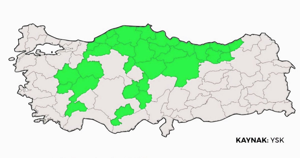 DEM'in neredeyse hiç oy alamadığı iller