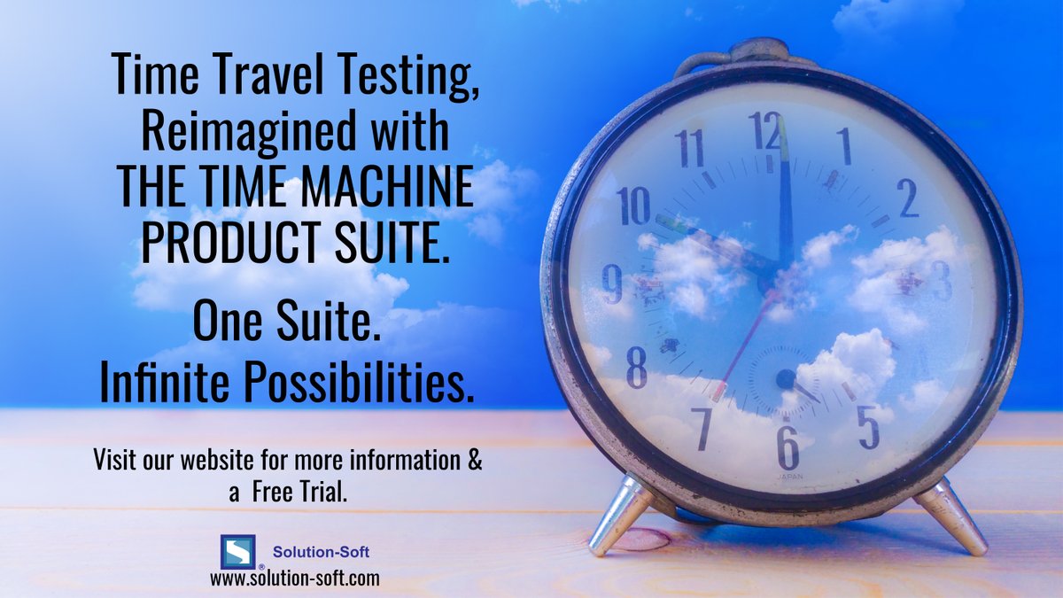 SolutionSoftTM's tweet image. Accelerate app testing 3–10x with Time Machine®—the enterprise-grade time travel testing suite.
From Kubernetes to SQL, streamline testing across environments &amp;amp; cut costs fast.
Learn more 👉 solution-soft.com
#TimeMachineTestingTool #DevOps #Kubernetes #AgileTesting