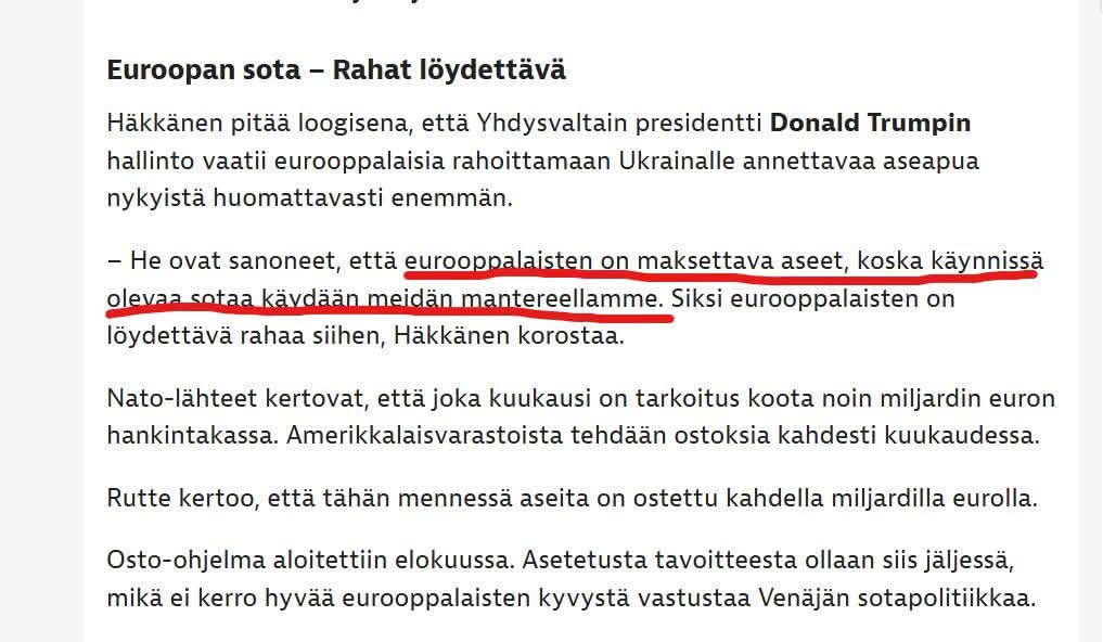 Ukrainan rajalla oli 12 CIA:n tukikohtaa josta sota aloitettiin. Tämän on julkaissut amerikkalainen lehti New York Times (ei sanonut "aloitettiin" mutta lue rivien välistä). Häkkänen ei varmasti ole lukenut New York Timesia tai hän valehtelee. Myös esimerkiksi ulkoministeri Marco