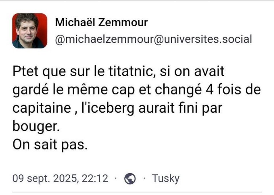 Toujours d’actualité, hélas…