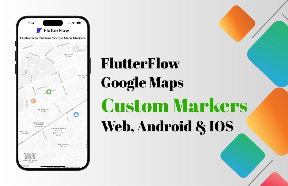 flutterflow's tweet image. #FlutterFlowLibraries | Custom Google Maps Markers 📍🗺️
Display Google Maps with custom markers, dynamic generation, and interactive tap actions. Fully customizable with icons, gestures, and smooth async loading.
Created by Sam Zen
👉 Try it out: marketplace.flutterflow.io/item/jeXFZ7yLv…