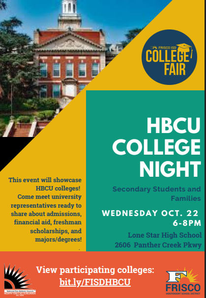 Don't miss out!!! Come find your future at an HBCU! View participating schools at bit.ly/FISDHBCU