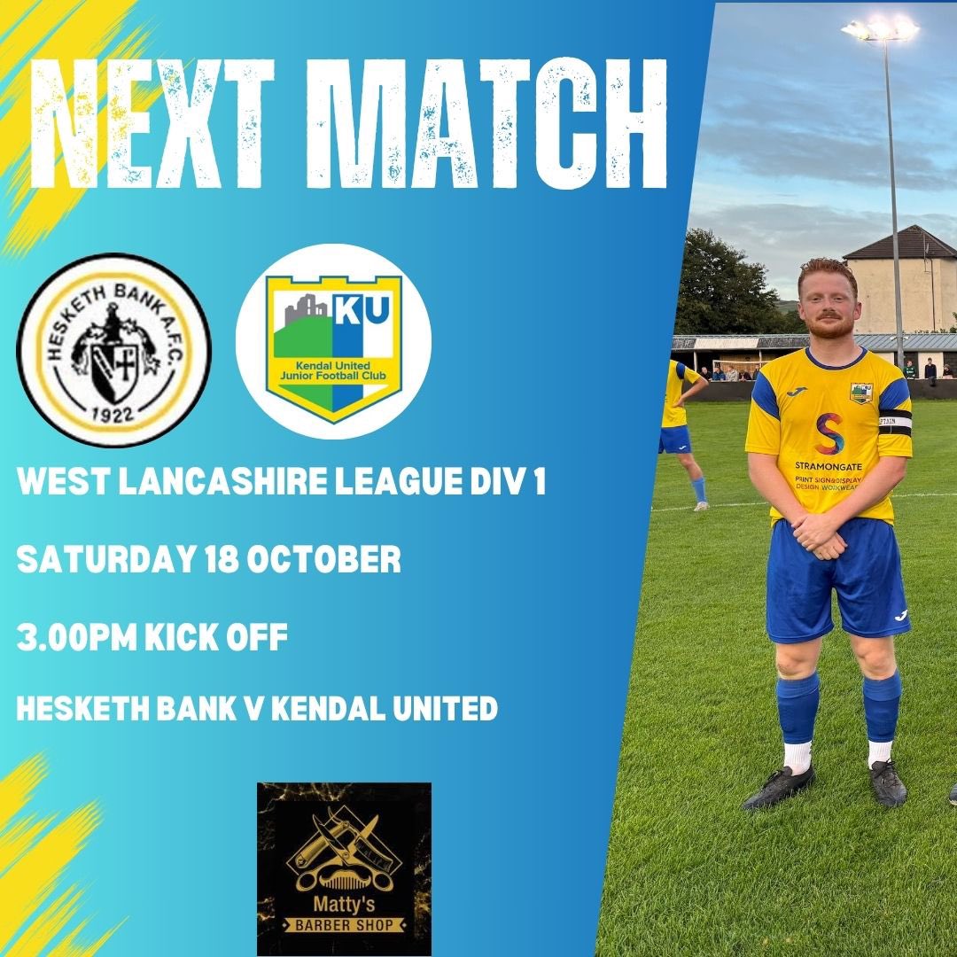 KUJFC's tweet image. This weekend 👇 

Its 1st v 5th as we travel to top of table Hesketh Bank in what promises to be a great test for the lads

The Reserves host Arnside &amp;amp; Milnthorpe at the Castle in the Benevolent Trophy!

💛💙