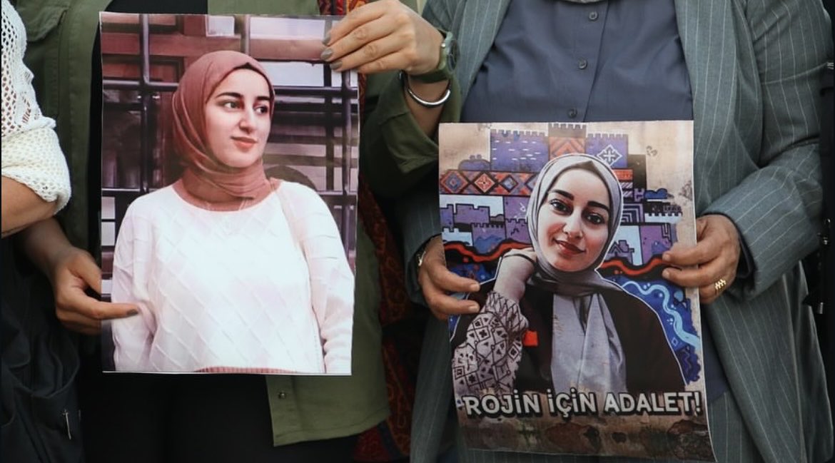 Bileşeni olduğumuz Şanlıurfa İl Kadın Platformu olarak,Rojin KABAİŞ  cinayetinin aydınlatılması talebiyle gerçekleştirilen basın açıklamasına, Baromuz adına Baro Genel Sekreterimiz ve Kadın Hakları Merkezi Koordinatörümüz Av. Yasemin GÜLEÇ ile Kadın Hakları Merkezi Başkanı Av.