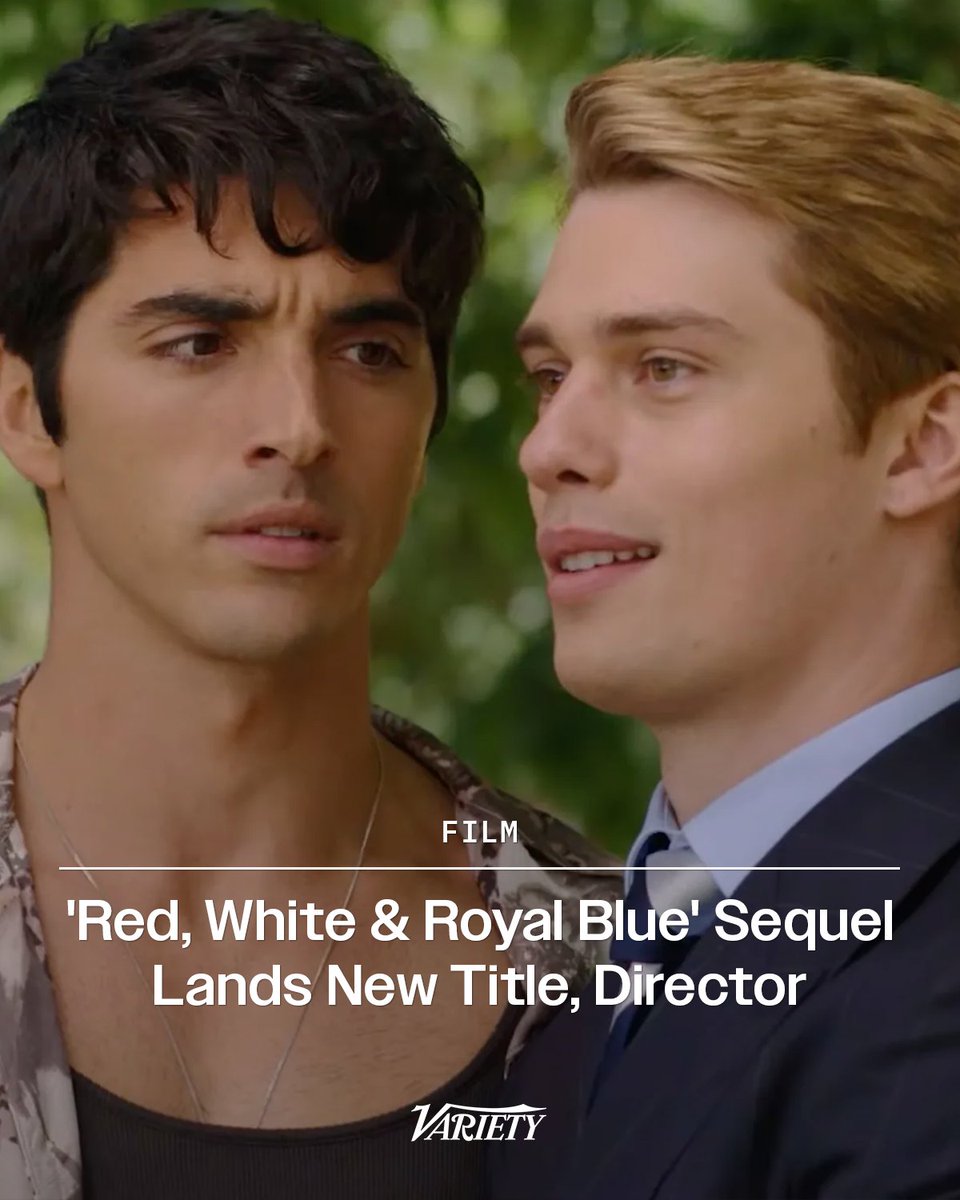 "Red, White &amp; Royal Blue" is getting a sequel titled “Red, White &amp; Royal Wedding,” with Jamie Babbit  (“But I’m a Cheerleader”) set to direct.
 
Read more here: variety.com/2025/film/news…