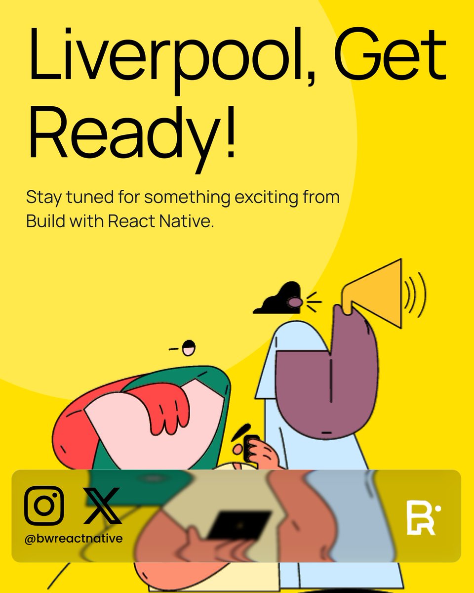 bwreactnative's tweet image. Liverpool, we’re coming your way!
Join us on November 14th for an exciting Build with React Native Event.
Connect, learn, and grow with other React Native devs.
Location to be disclosed....
🔗 Register now: lnkd.in/dVHKkENJ