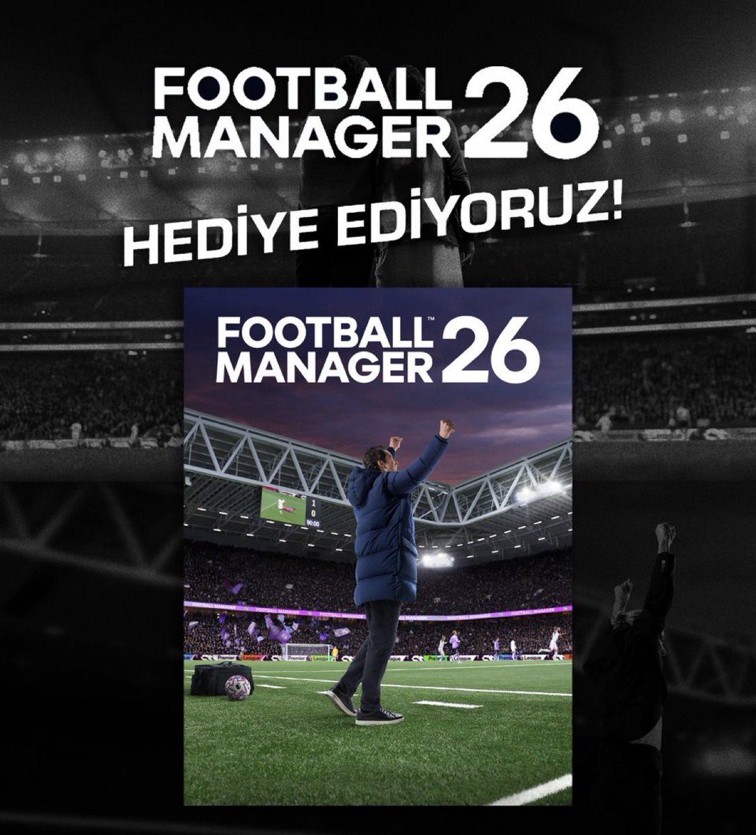 4 takipçimize Football Manager 26 hediye ediyoruz! 🎁

Çekilişe katılmak için yapmanız gerekenler;

🔹 <a href="/Plusglobal_tr/">Plus Global</a> hesabını takip et
🔹 Bu tweeti BEĞEN ve RT et

Sonuçlar 20 Ekim'de açıklanacak. ⏳