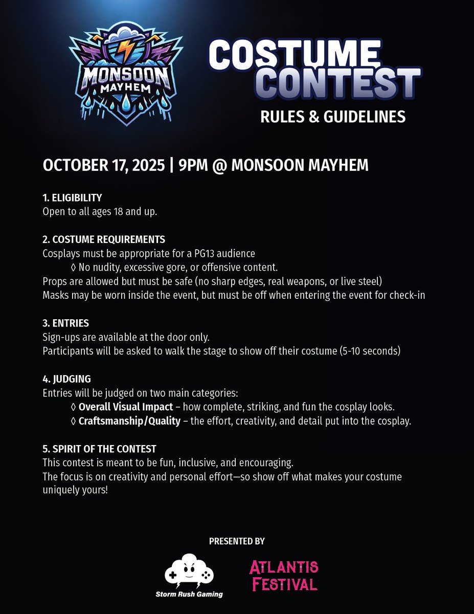 Just 3 days remain until the storm spooks things up. Grab that costume and controller as #MonsoonMayhem makes landfall this Fri.