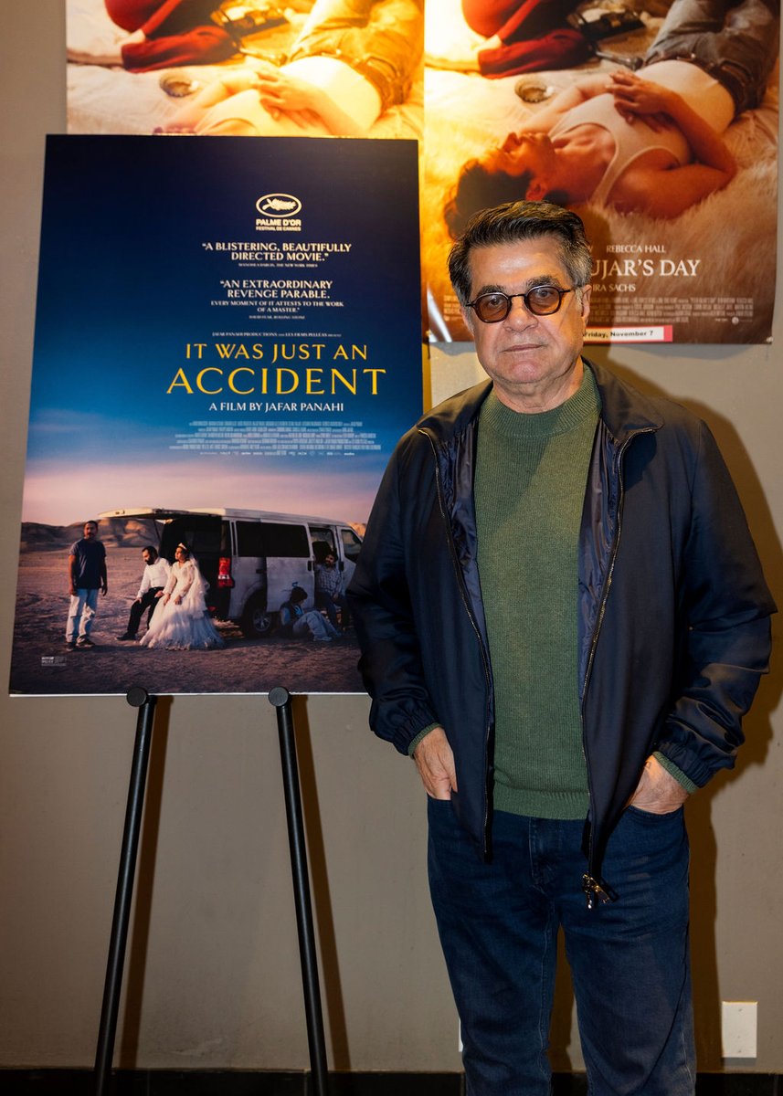 IT WAS JUST AN ACCIDENT, Jafar Panahi’s fierce, darkly funny Palme d’Or Winner, opens today! Panahi returns for a Q&amp;A at 7:45pm, standby only!

“Panahi at his most direct, his most engrossing, and his most furiously political” <a href="/JustinCChang/">Justin Chang</a>, <a href="/NewYorker/">The New Yorker</a>

🎟️ buff.ly/8lFBBzT