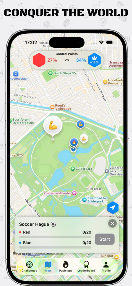 PushUpLegends's tweet photo. 🔥 New in Push Up Legends: Real-World Fitness just leveled up.
Conquer Control Points, team up with friends, and turn your city into a push-up arena.
Every rep counts — every spot can be yours. 🏙️💪
#PushUpLegends #FitnessGame #ControlPoints #iPhone #RealWorld #FitnessGame https://t.co/s2KzWwRU1B