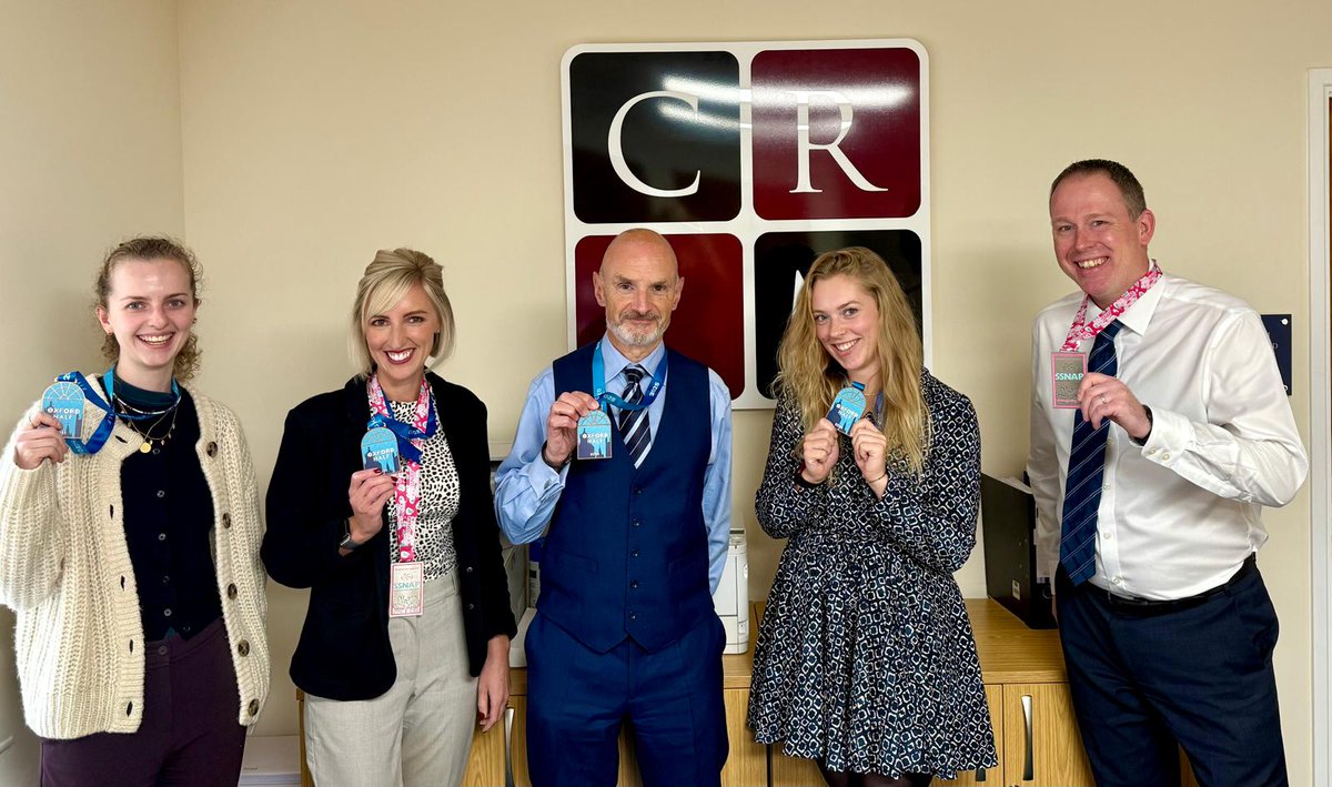 On Sunday, Alan, Bekah, Tony, Charlotte &amp; Steph took on the Oxford Half – completing the 13.1-mile course in support of our charity partner, <a href="/SsnapOxford/">SSNAP</a>.

We’re so proud of our team for not only crossing the finish line but also raising over £5,300!

Well done everyone 👏