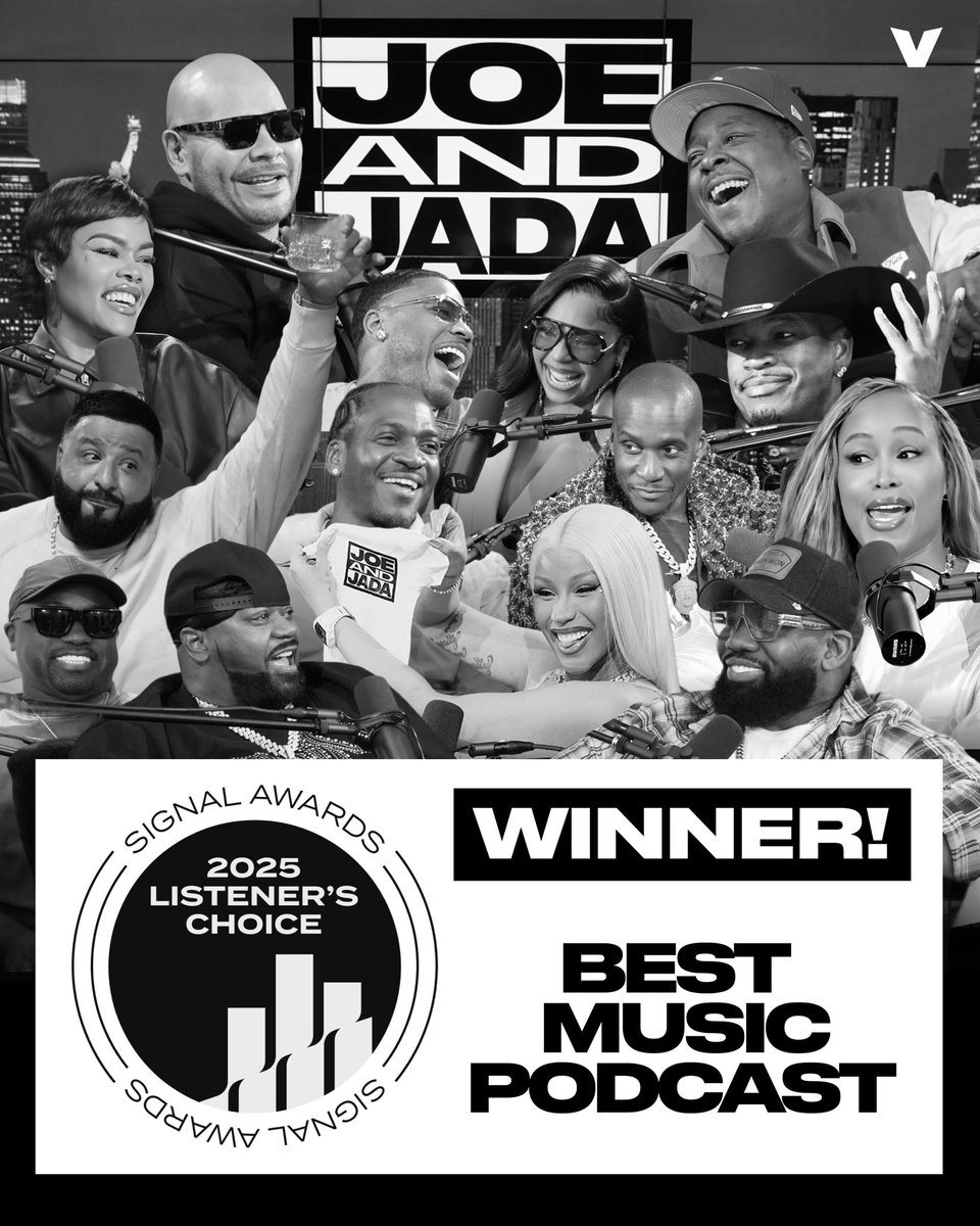 Thank you all for making Joe and Jada the Listener’s Choice for Best Music Podcast at the <a href="/signalawards/">Signal Awards</a> 🙌
