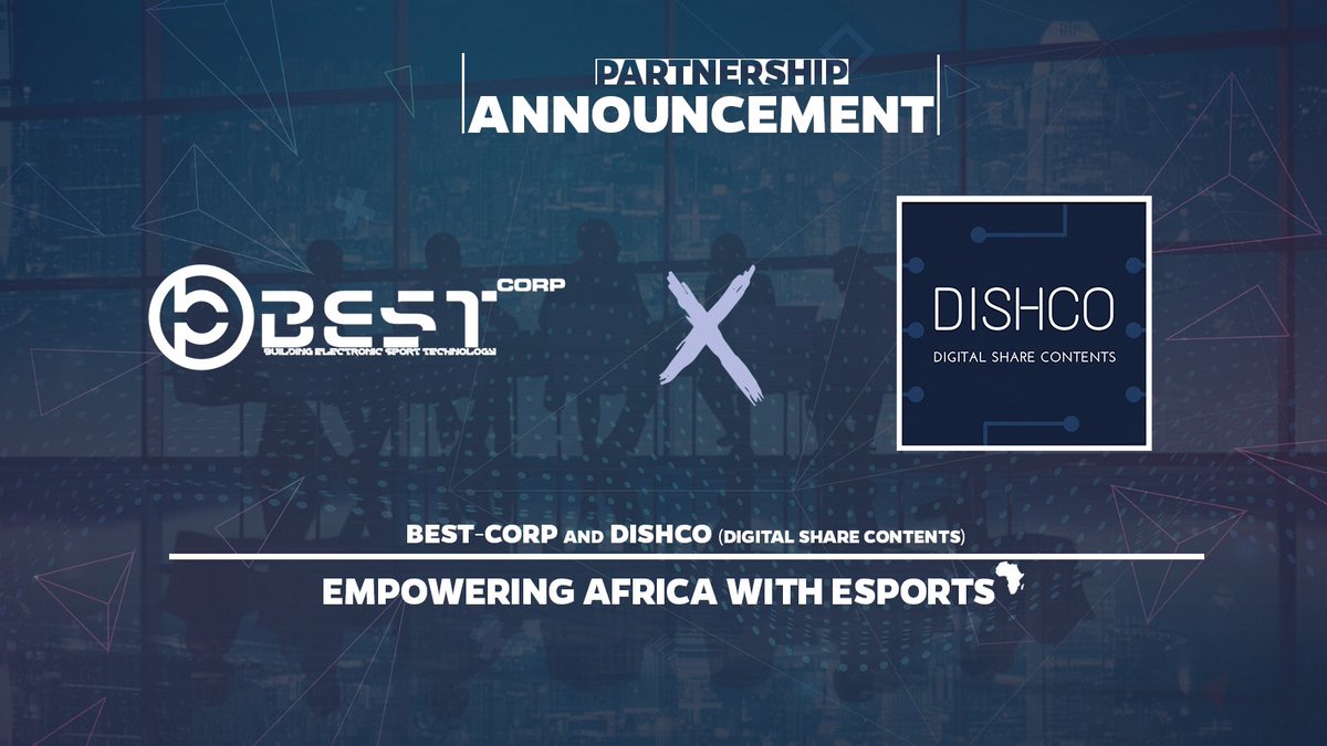 🤝🏾 PARTNERSHIP ANNOUNCEMENT 🤝🏾

Pour Une Meilleure Visibilité de L'Écosystème Vidéoludique e-Sport &amp; La Promotion de L'Univers Tech Numérique &amp; Digital
Nous Sommes Fiers de Nous Associer à <a href="/Dishco237/">DISHCO237</a> 🌐
Afin de Consolider Ensemble Cette Vision Révolutionnaire ✨

#EsportsInAfrica