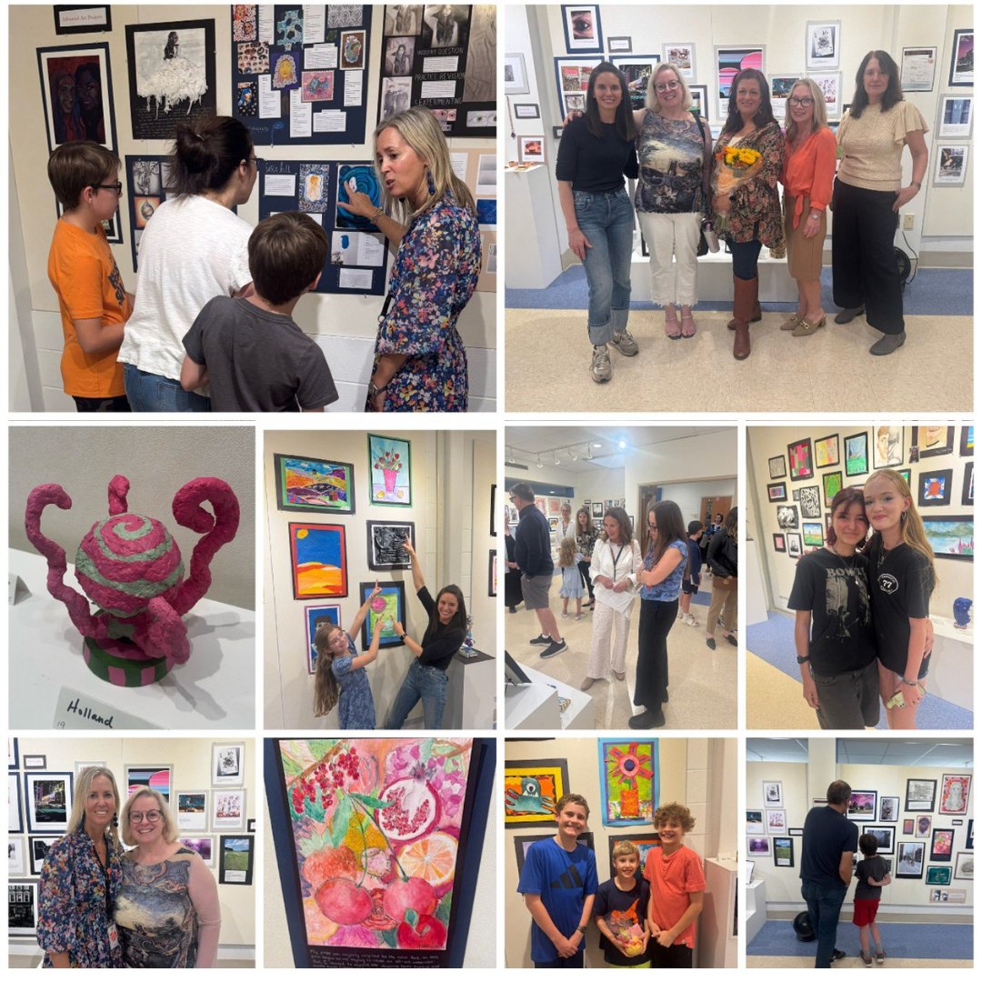 The Artist Receptions on Tuesday and Wednesday nights for the All-District K-12 Art Show were a hit!

Read more in this week's RPS Update: app.smore.com/n/h82v6