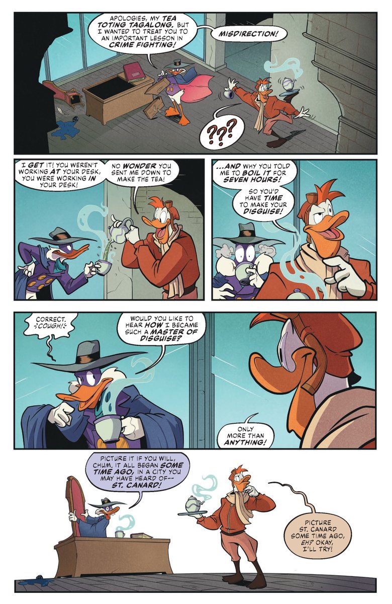 DynamiteComics's tweet photo. In stores this week, Darkwing Duck Vol 2 #6 from Daniel Kibblesmith and Carlo Lauro. Here’s a look inside.
#disney #darkwingduck #danielkibblesmith #carlolauro
https://t.co/3ijOI3ArjJ https://t.co/NC0QYCwjTI