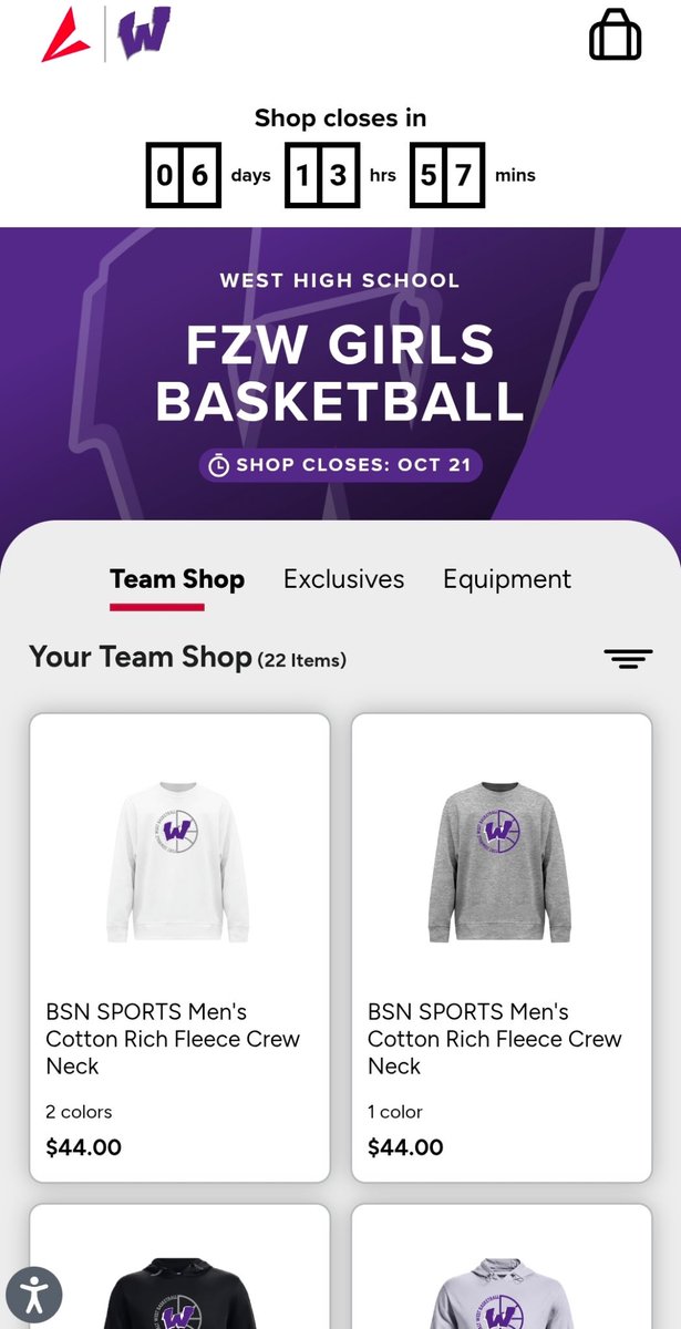FZWGirlsBBall's tweet image. Get geared up for the upcoming 🏀 season! Apparel is gender neutral. 

Lots of options in our team store! Check out the link below! 👇

bsnteamsports.com/shop/NVNtTLrcdh

Store closes October 21st!