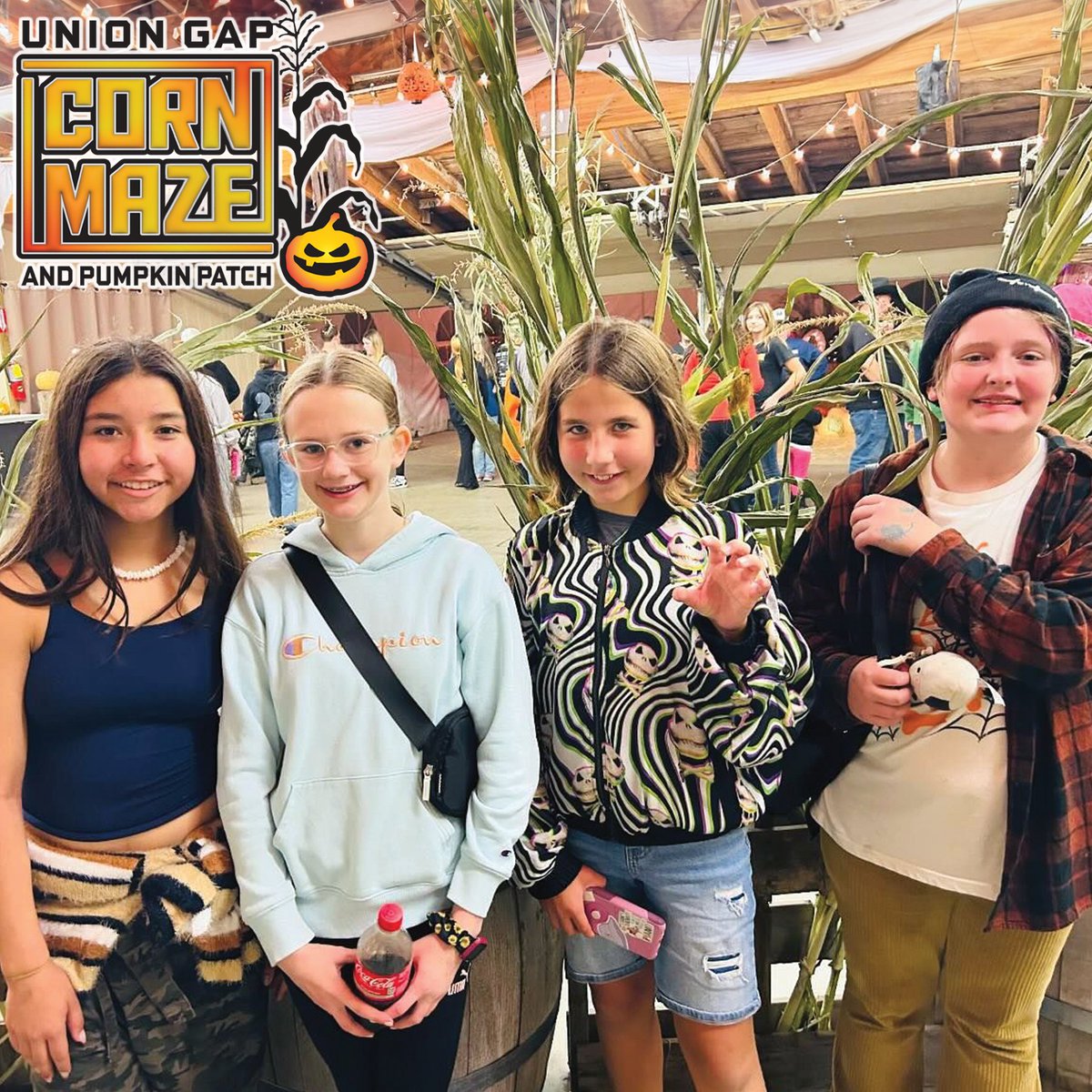 We love this time of year, we get everything from kids to adults wanting to pose for photos at our Corn Maze and the Haunted House. #SmallTownTourismChat a5 #travel #tourism #Halloween2025