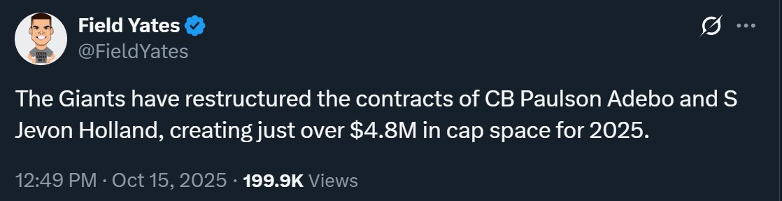 Giants make some sense here 