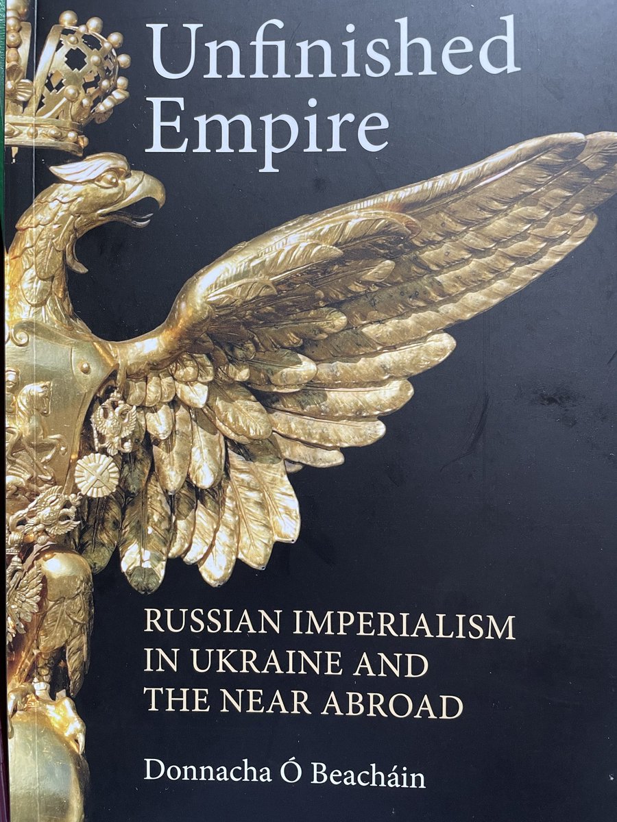 Just finished “Unfinished Empire”, the last book by <a href="/DonnachaDCU/">Donnacha Ó Beacháin</a>. A must read for those who need background to Russia’s aggression in Ukraine, and more generally in its “near abroad”. Looking forward to discussing it at the upcoming PSAI annual conference in Galway this weekend!