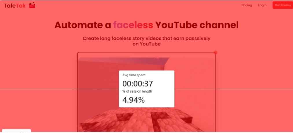 codeBeboo's tweet image. Changed demo vid in my hero today,
session attention % jumped from 0.67% -> 5%
tracked for free with Clarity
keep testing your copy